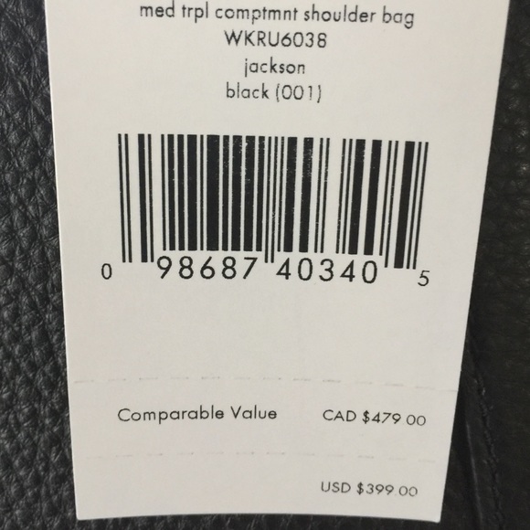 NWT Kate Spade triple compartment shoulder bag - Picture 7 of 13